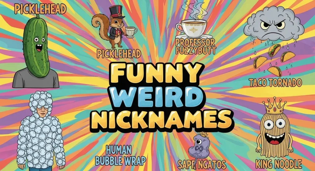  Funny Weird Nicknames