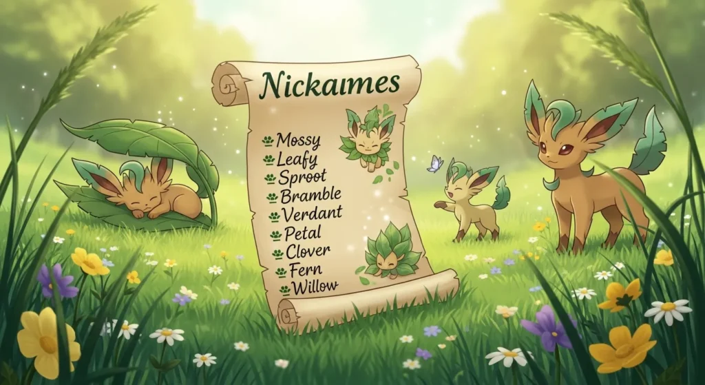 Leafeon Nicknames
