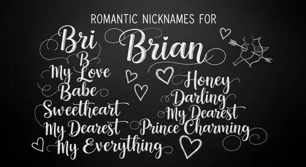  Romantic Nicknames for Brian