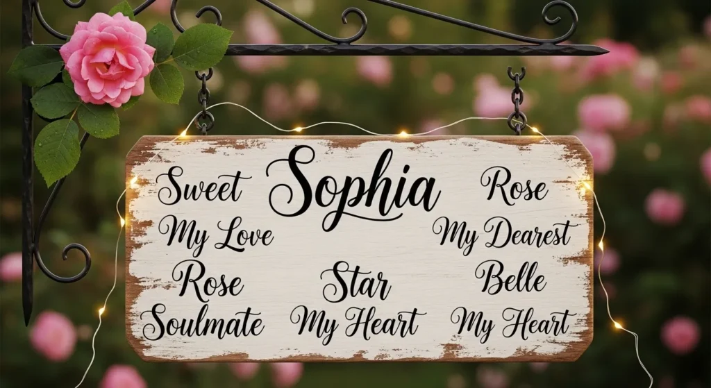  Romantic Sophia Nicknames