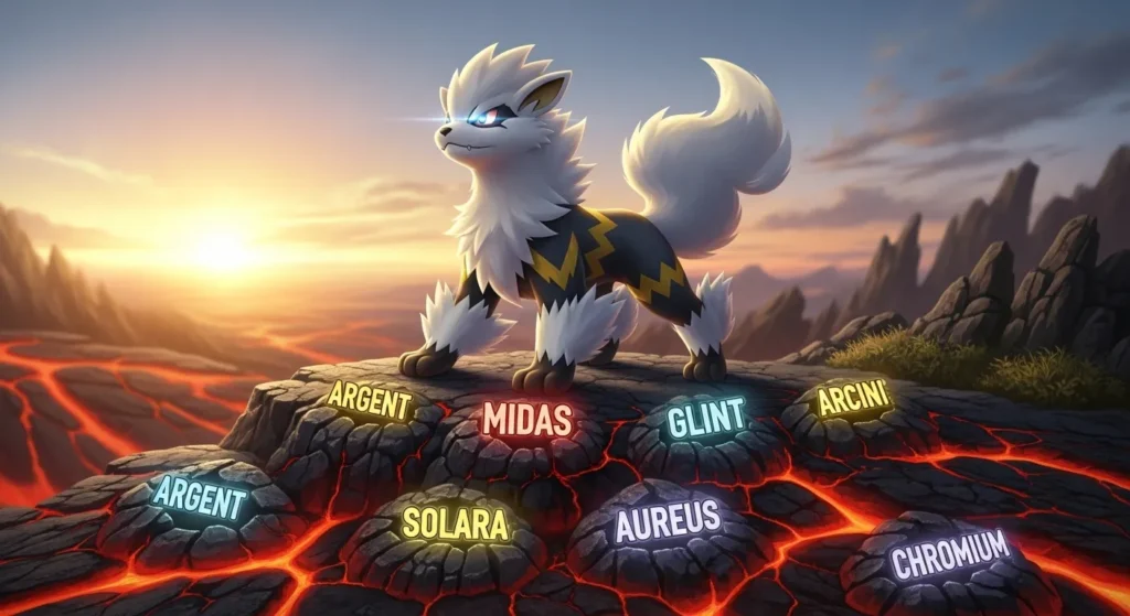 Shiny Arcanine Nicknames