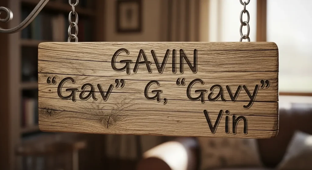 Short Nicknames for Gavin