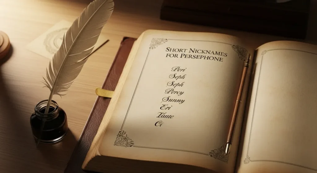 Short Nicknames for Persephone