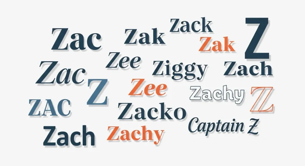 Short Nicknames for Zach
