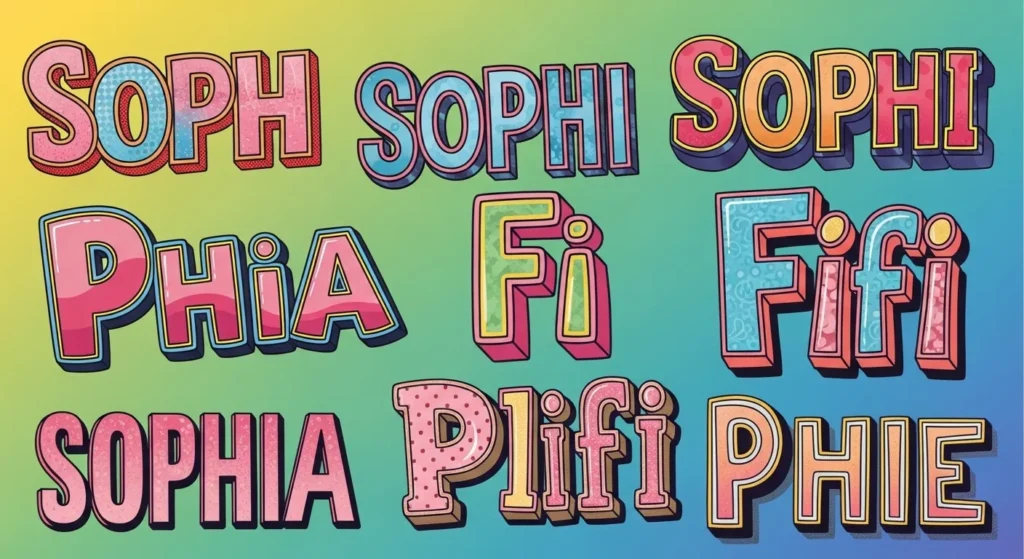 Short Sophia Nicknames
