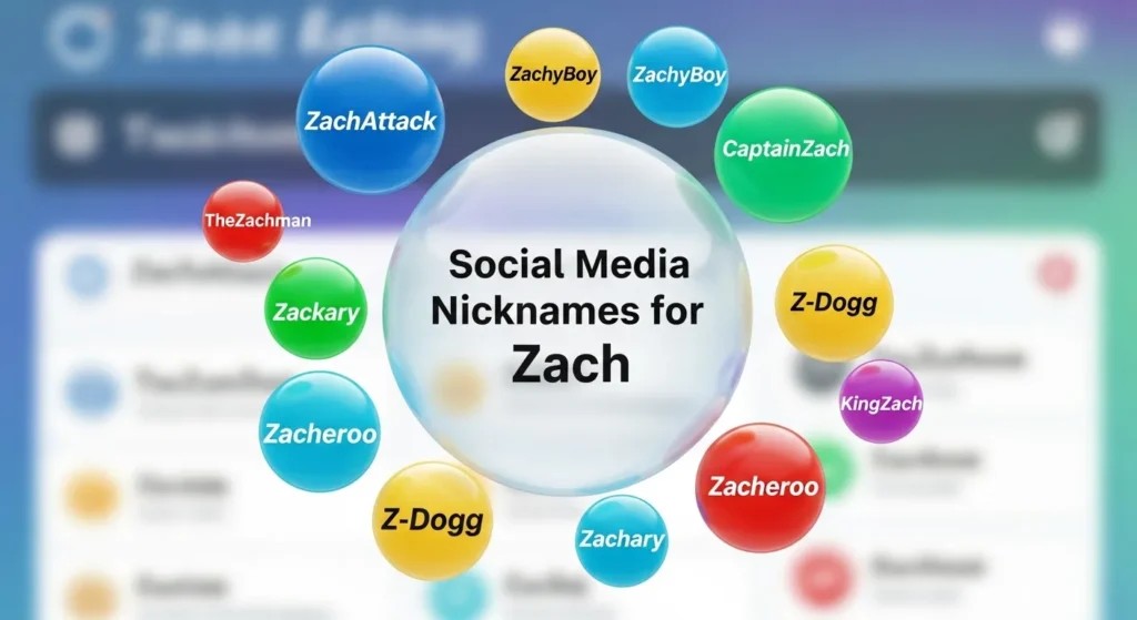  Social Media Nicknames for Zach
