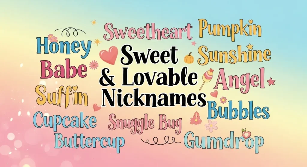 Sweet & Lovable Nicknames