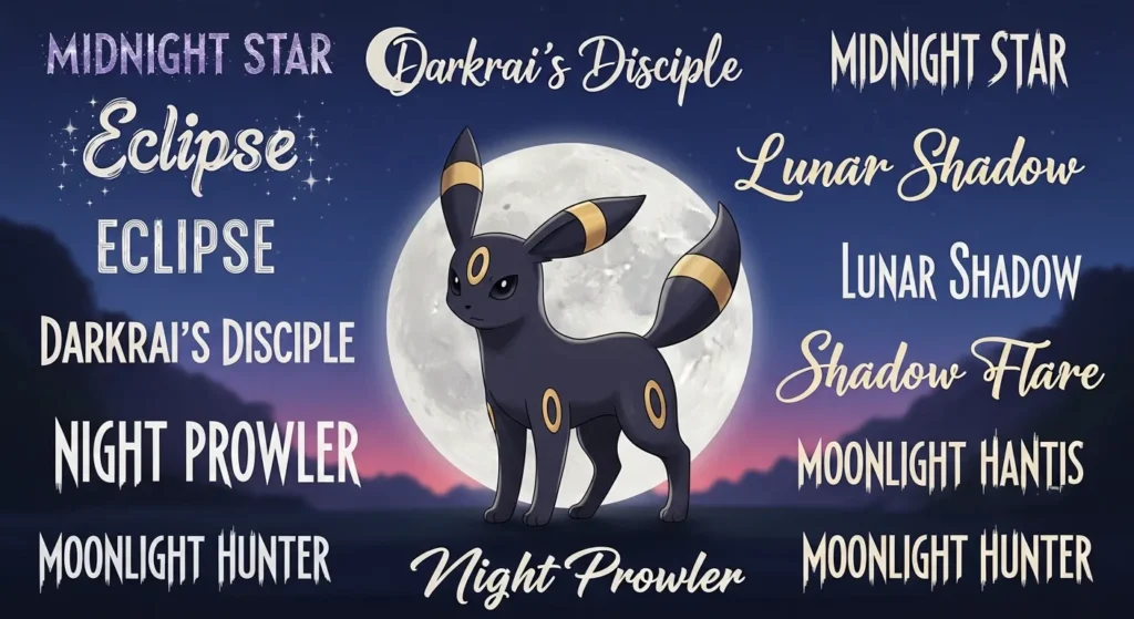 Umbreon Nicknames
