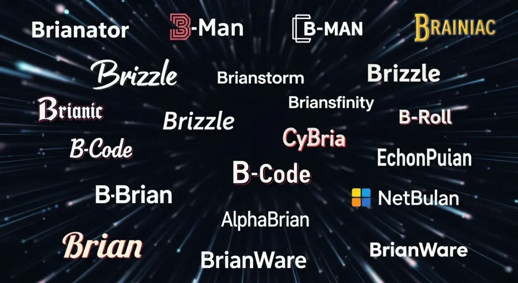  Username-Style Nicknames for Brian