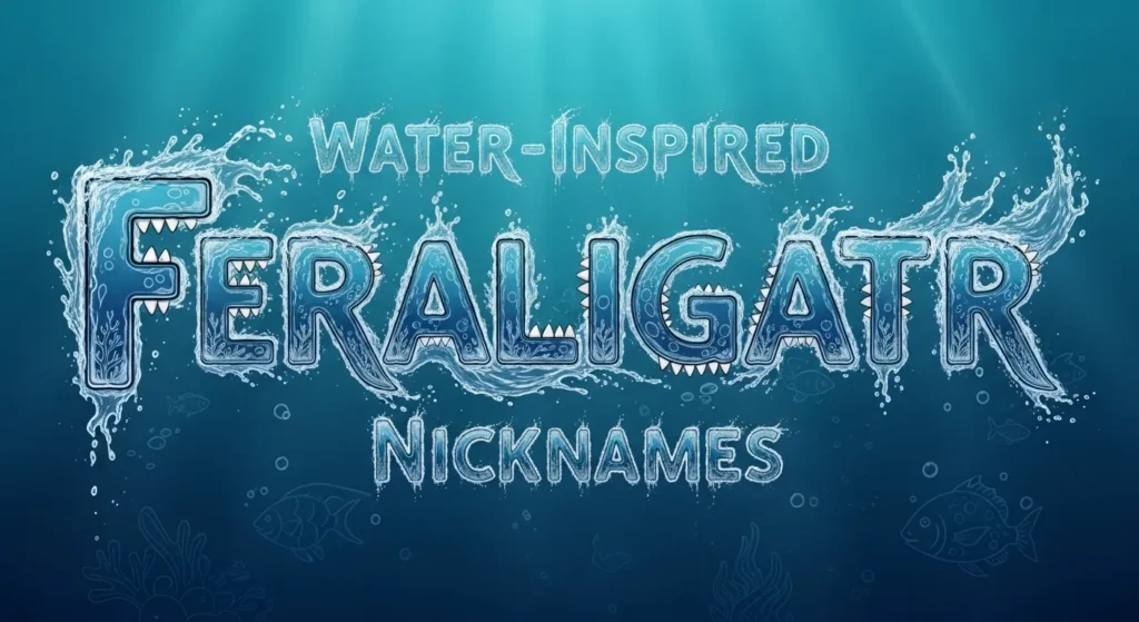 Water-Inspired Feraligatr Nicknames