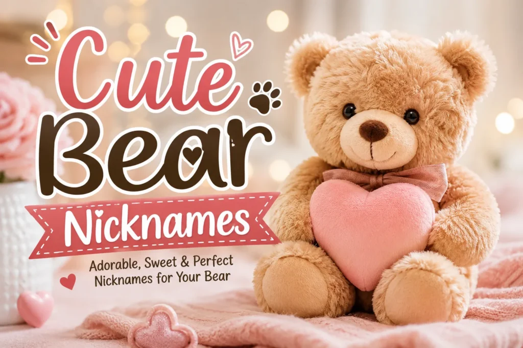 Cute Bear Nicknames