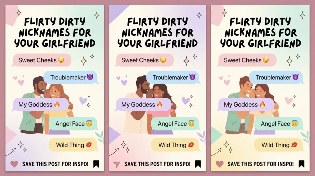 Flirty Dirty Nicknames