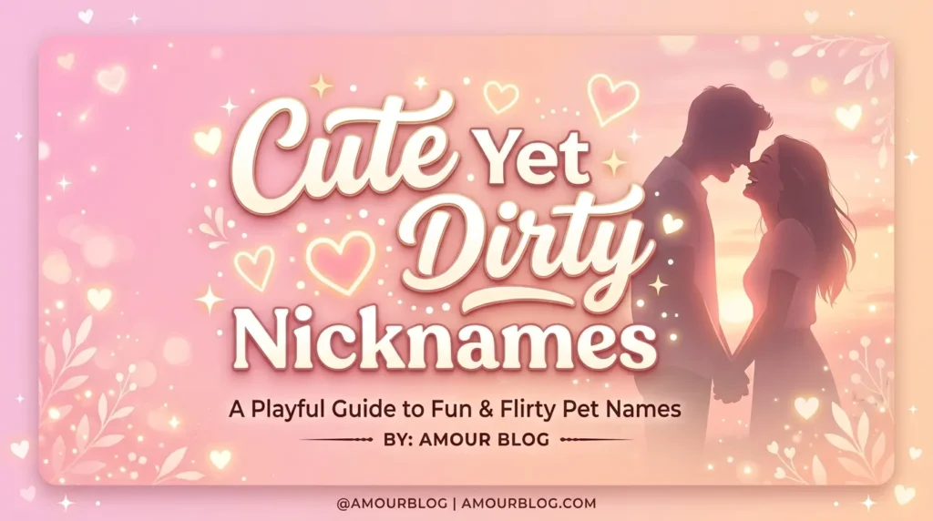  Cute Yet Dirty Nicknames