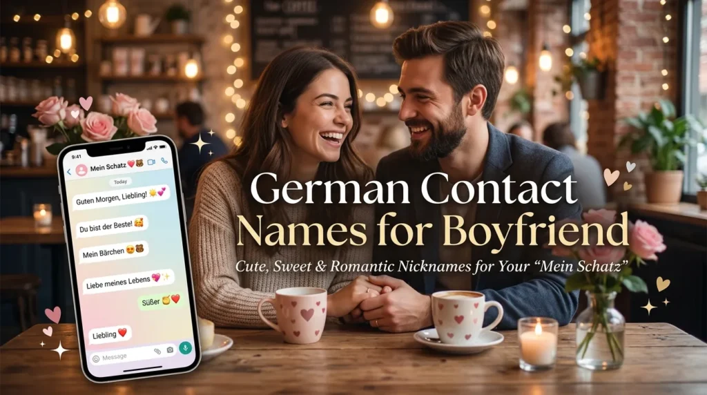 German Contact Names for Boyfriend