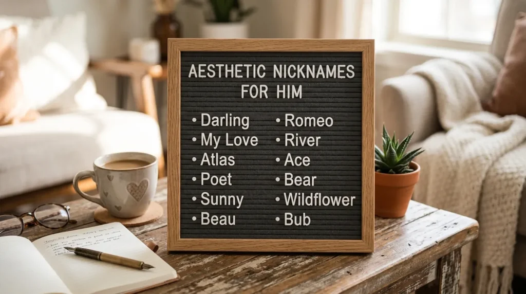 Aesthetic Nicknames for Boyfriend