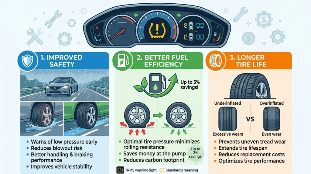 Benefits of TPMS