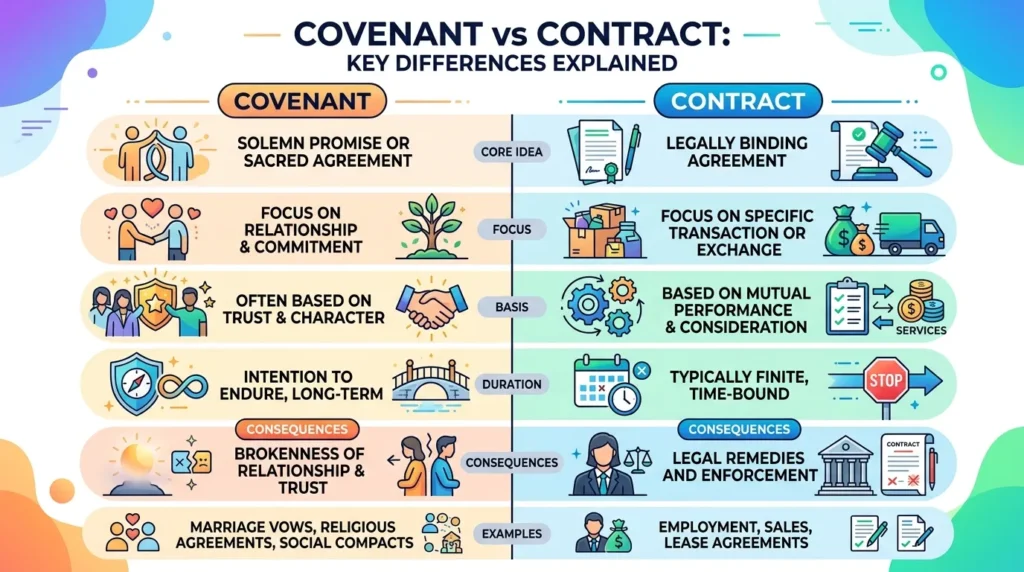 Covenant vs Contract: What's the Difference