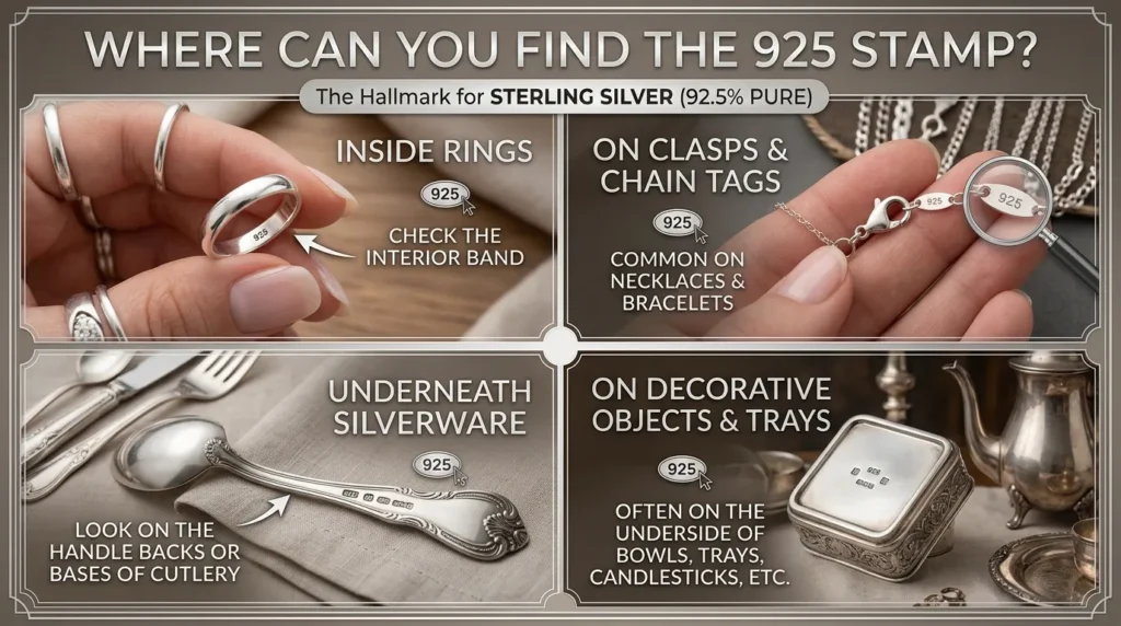 Where Can You Find the 925 Stamp
