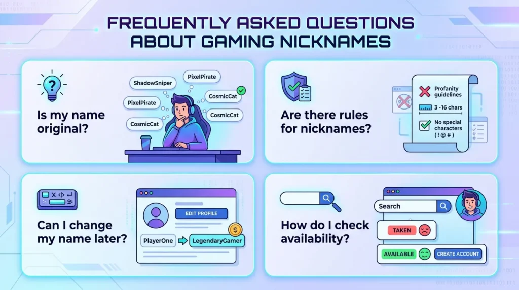 Frequently Asked Questions About Gaming Nicknames