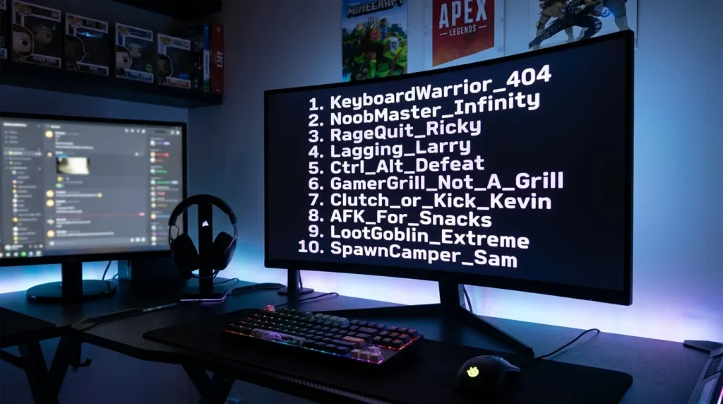  Funny Gaming Nicknames