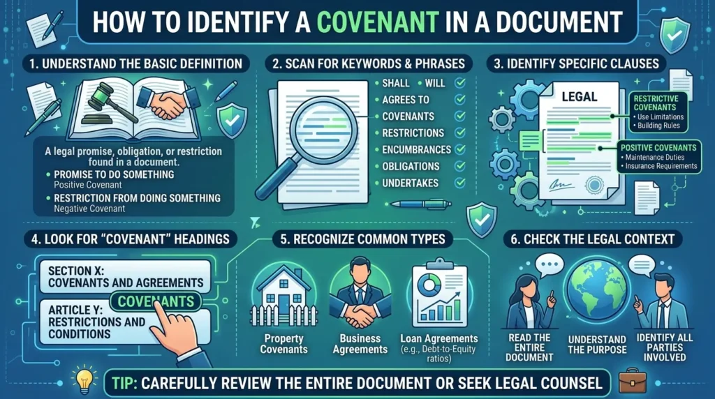 How to Identify a Covenant in a Document