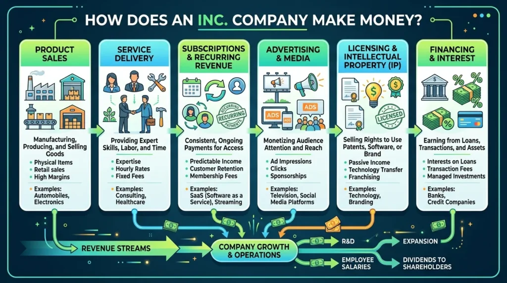 How Does an Inc. Company Make Money