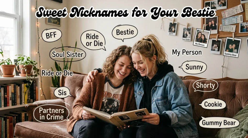 Sweet Nicknames for Best Friend Girl