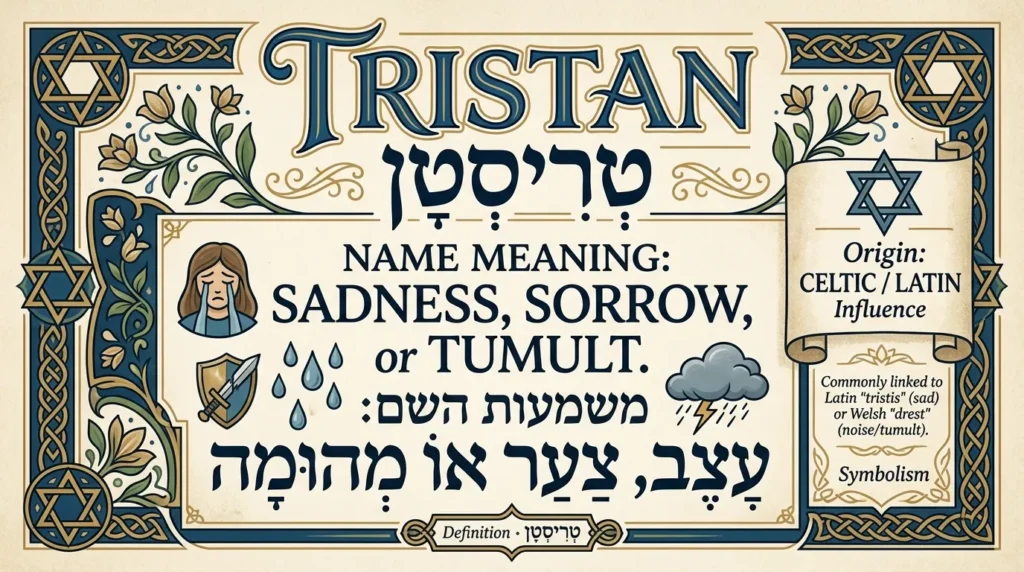 Tristan Name Meaning in Hebrew