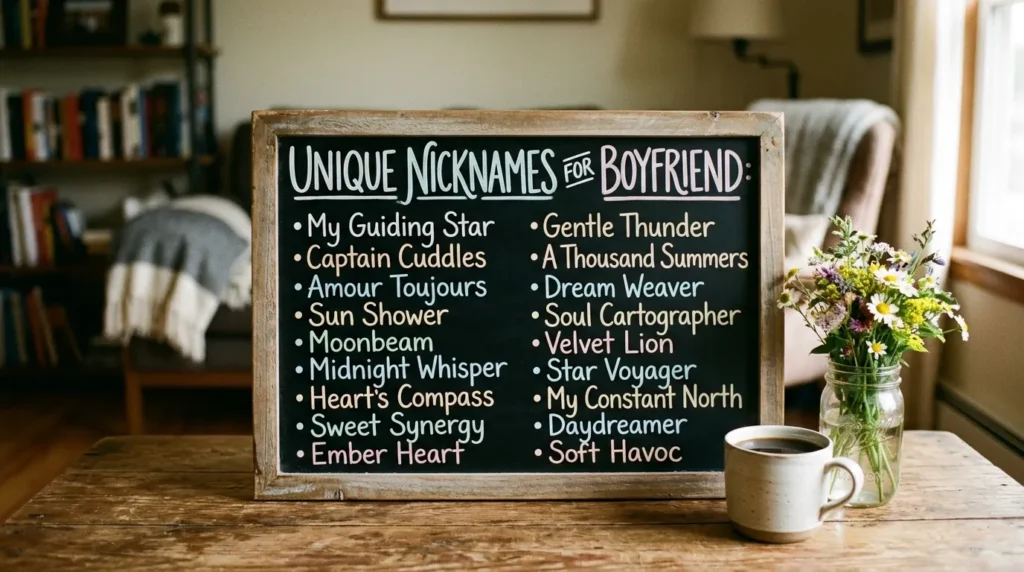 Unique Nicknames for Boyfriend