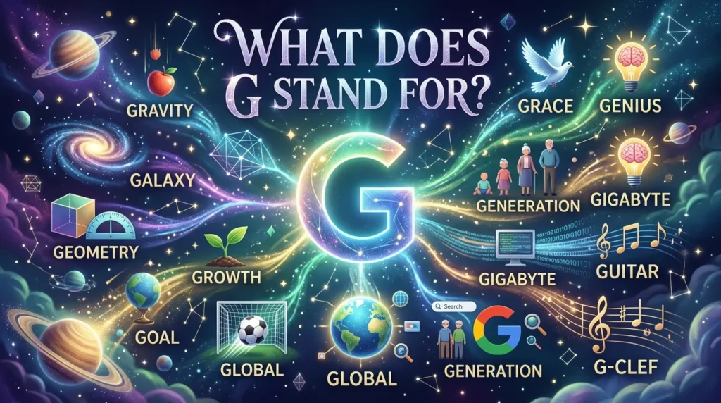What Does G Stand For