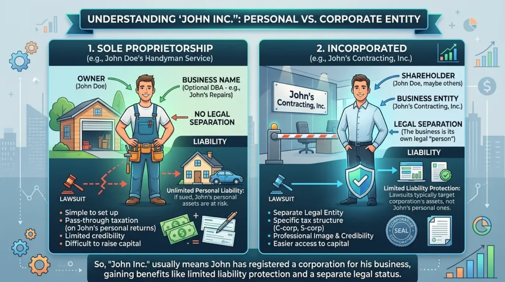 What Does John Inc Mean