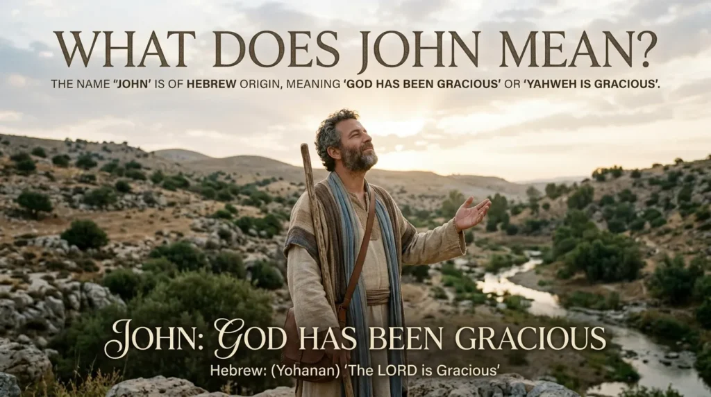 What Does John Mean 