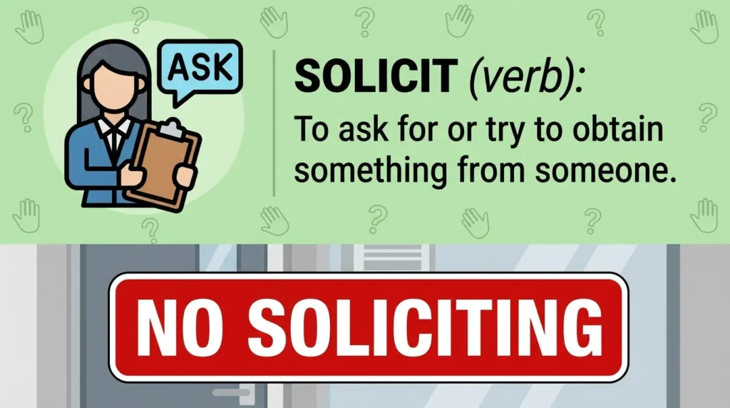What Does "No Soliciting" Mean