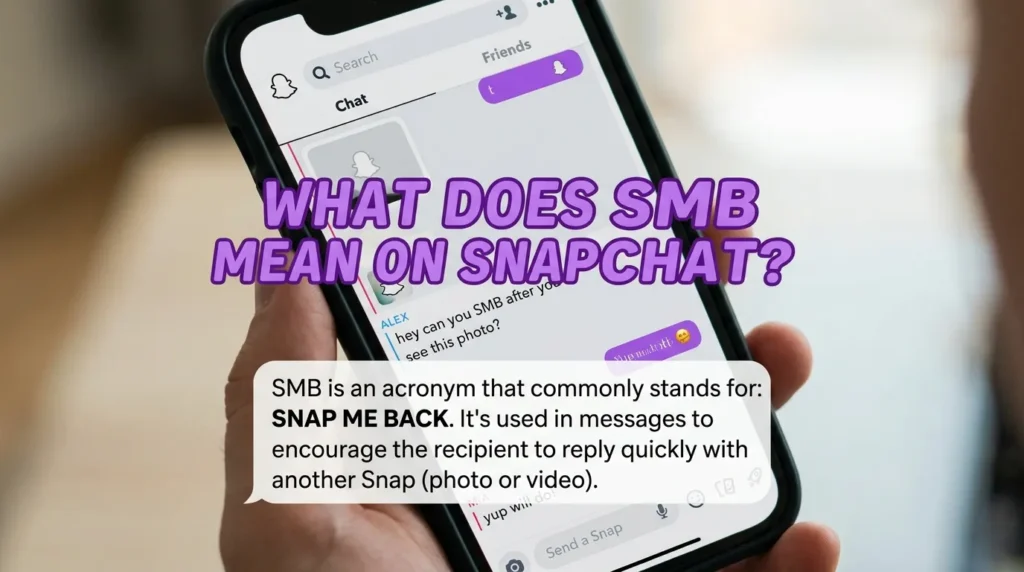 What Does SMB Mean on Snapchat