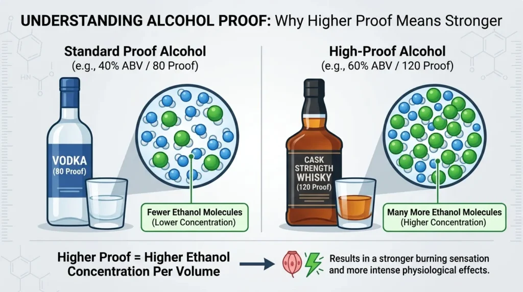 Is 100 Proof Twice as Strong as 50 Proof