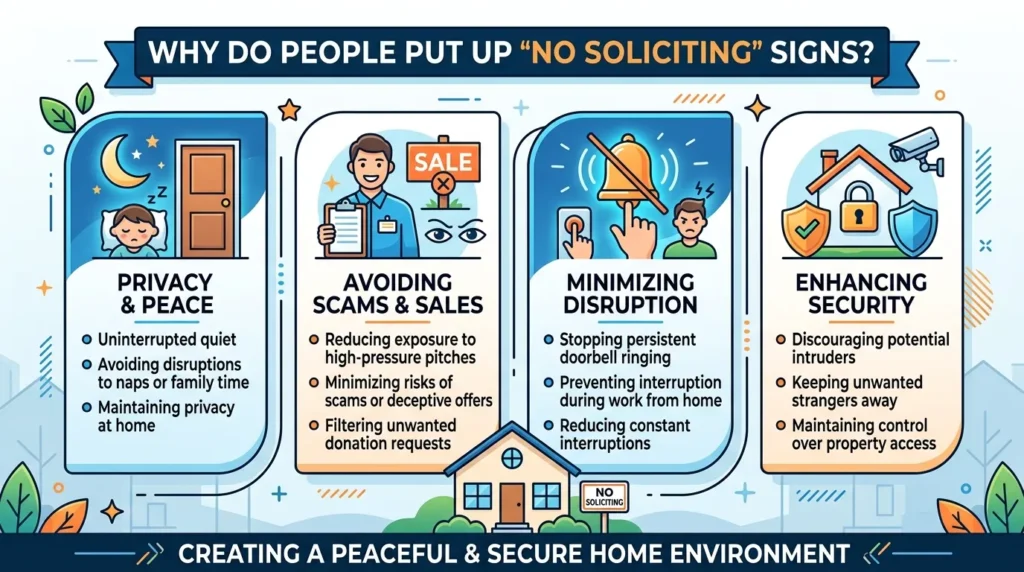 Why Do People Put Up No Soliciting Signs