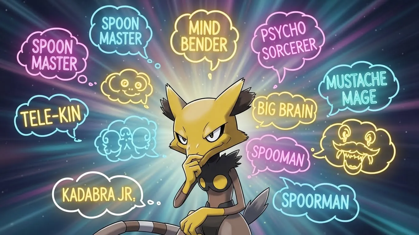 Alakazam Nicknames