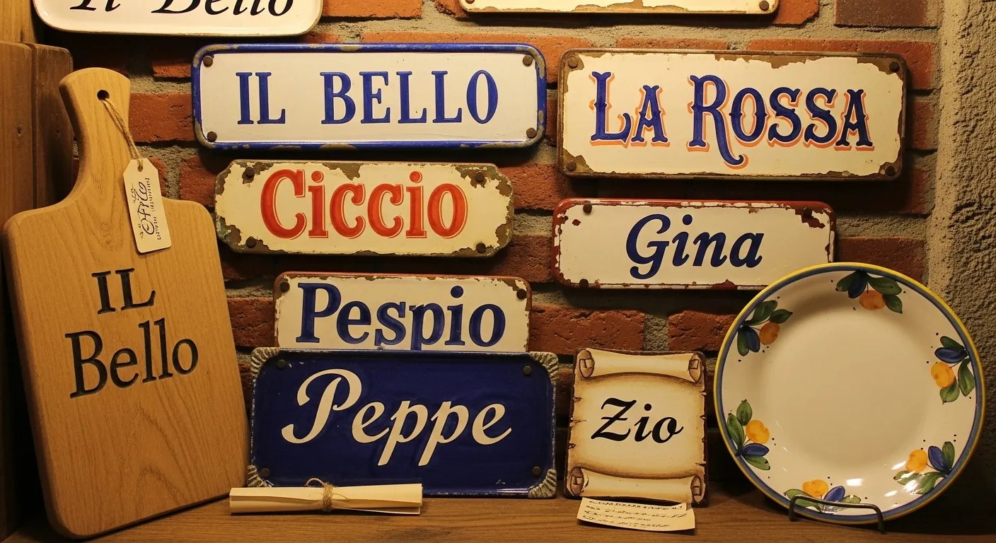 Italian Nicknames
