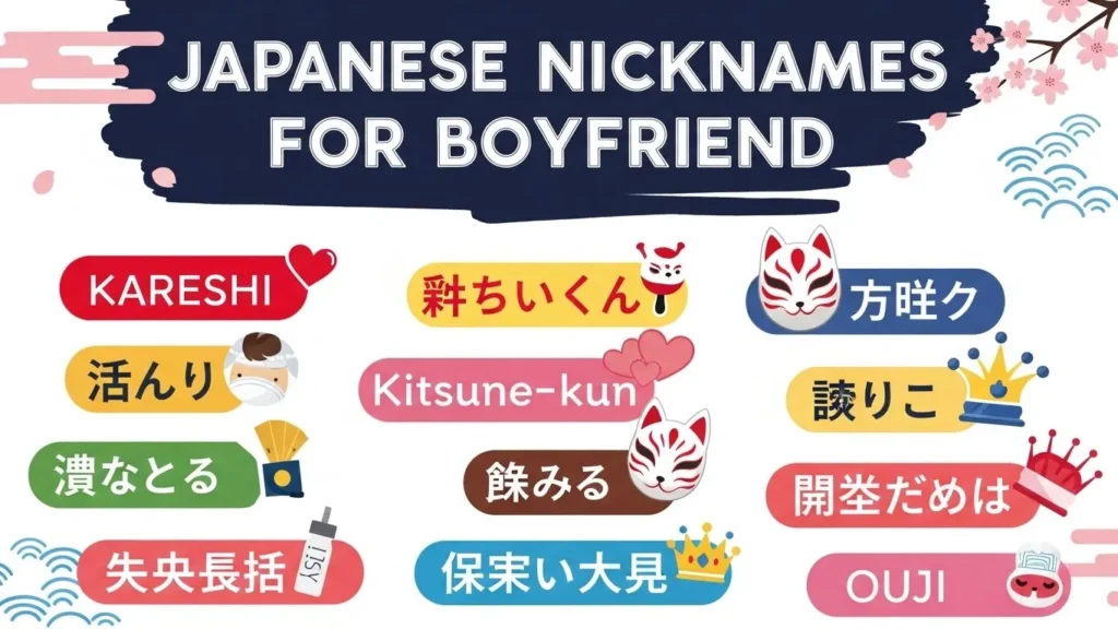Japanese Nicknames for Boyfriend
