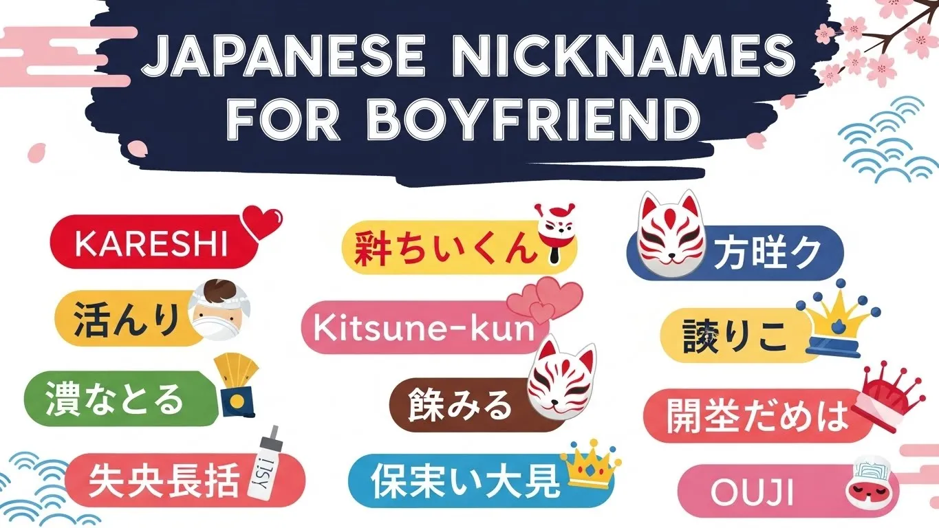 Japanese Nicknames for Boyfriend