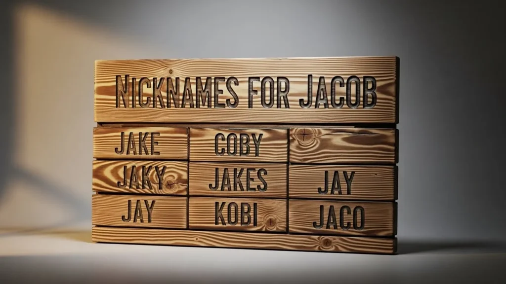 Nicknames for Jacob