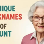 Unique Nicknames for Aunt