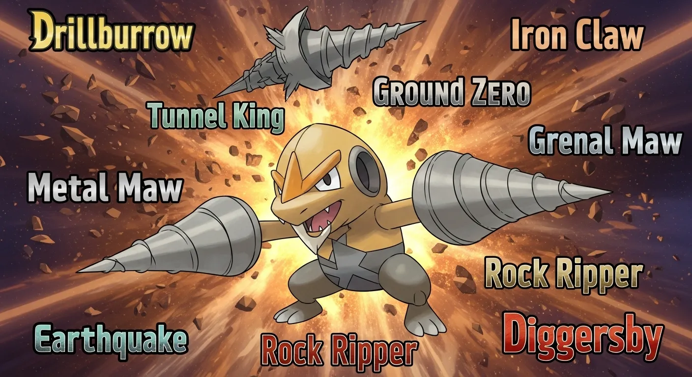 Excadrill Nicknames