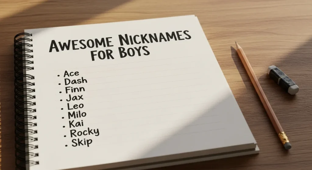 Nicknames for Boys
