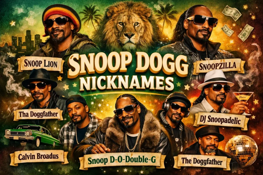 snoop dogg nicknames