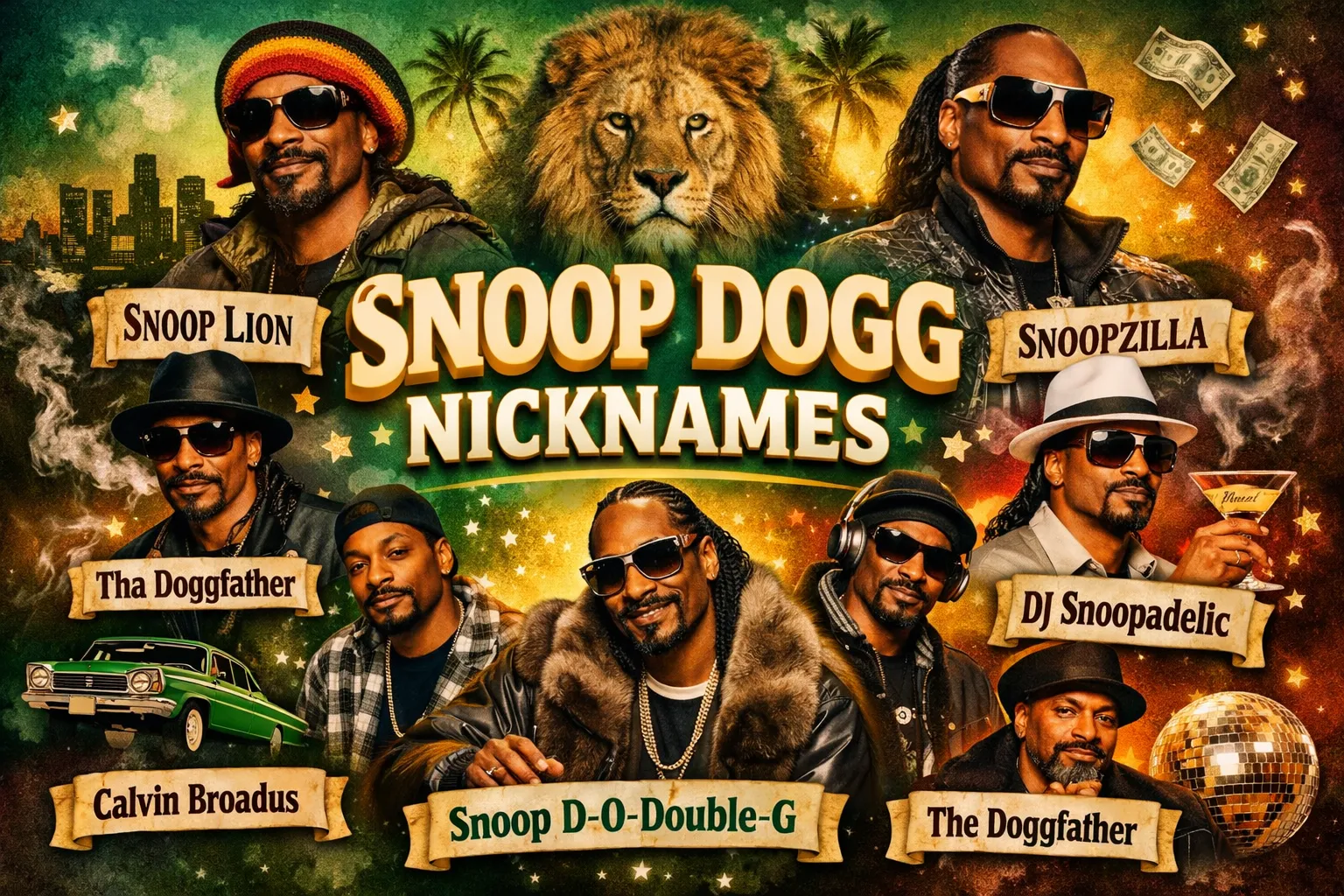 snoop dogg nicknames