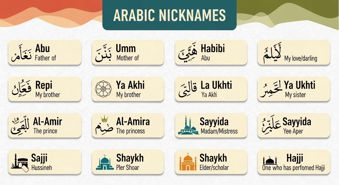 Arabic Nicknames