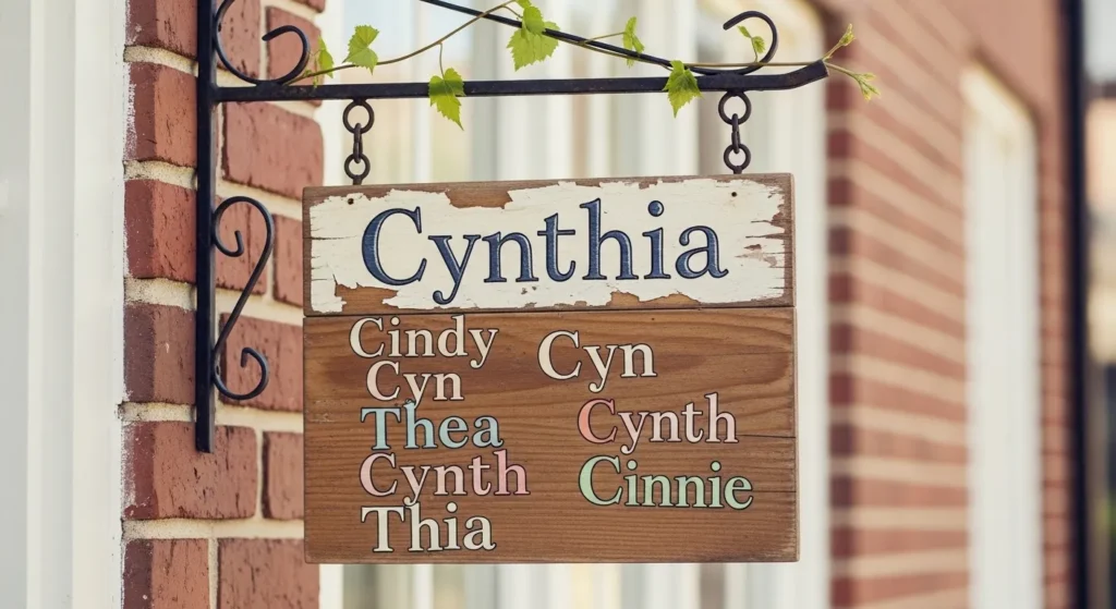 Cynthia nicknames