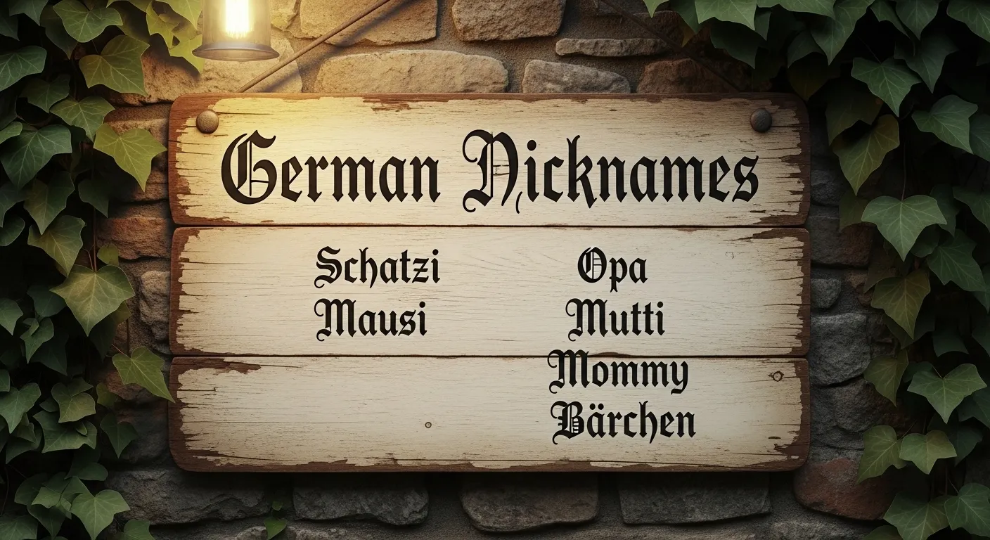 German Nicknames