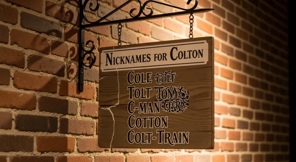 Nicknames for colton
